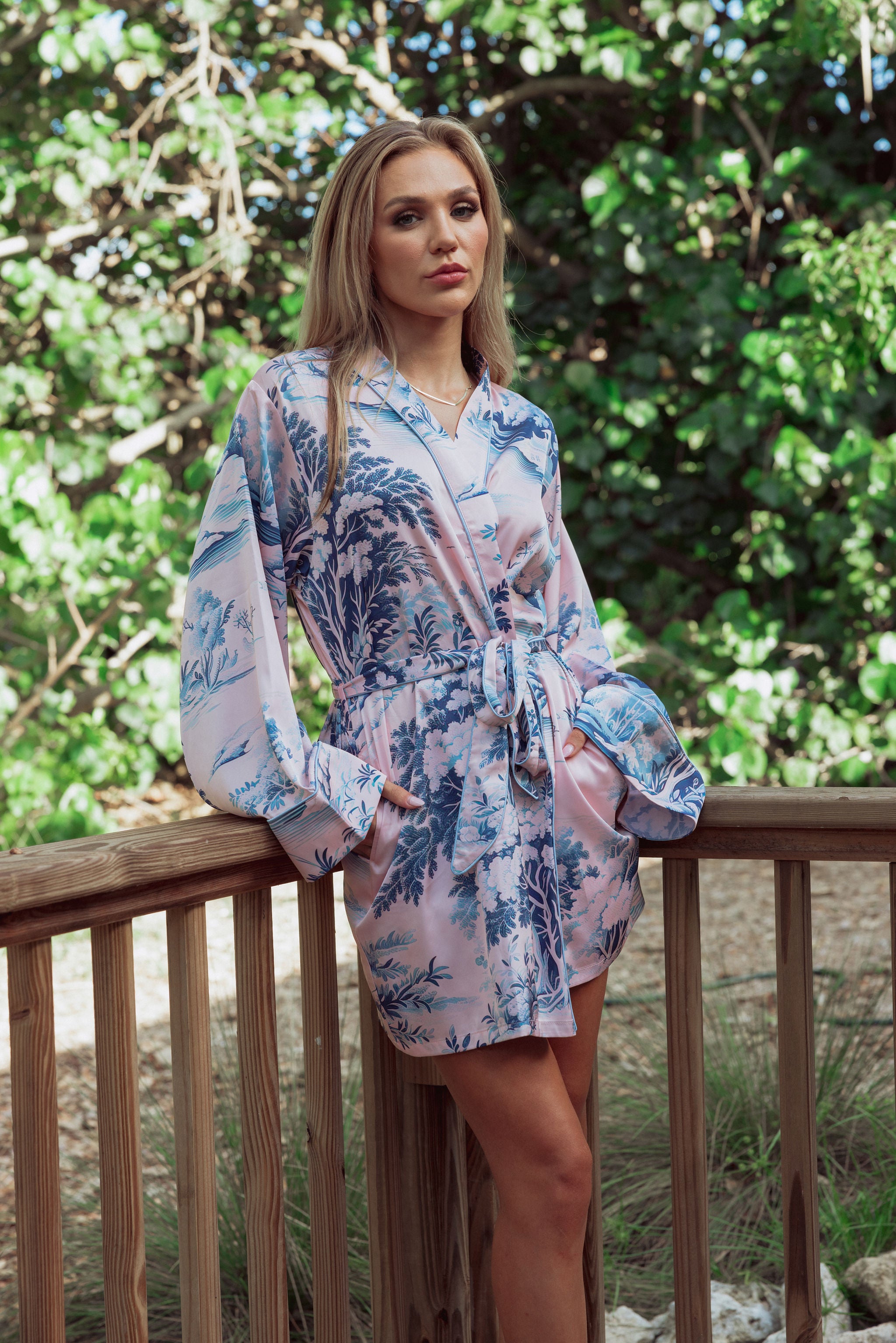 Kilo Brava Spring Toile- Short Robe