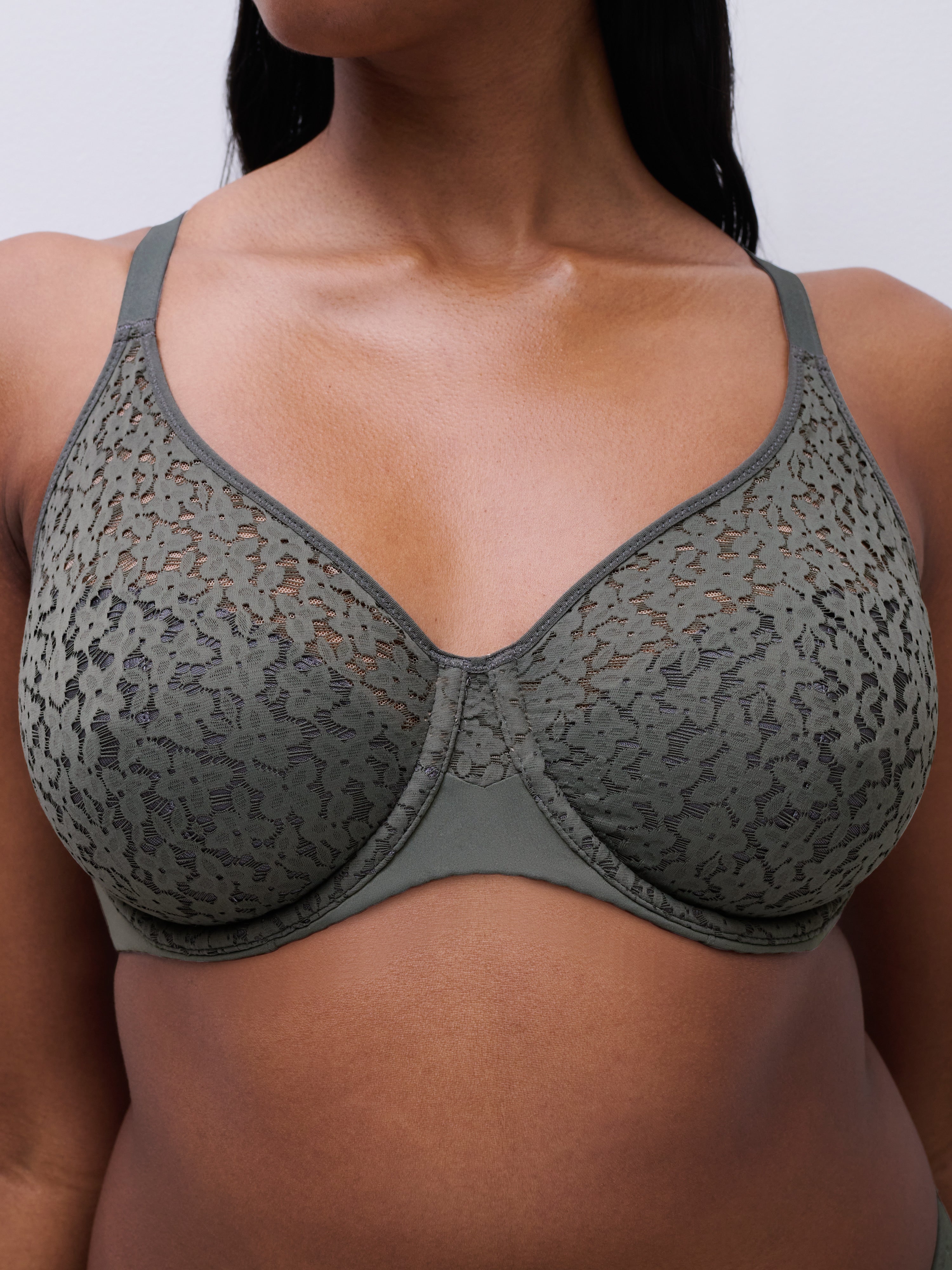 Chantelle Norah Comfort Bra - Dark Green