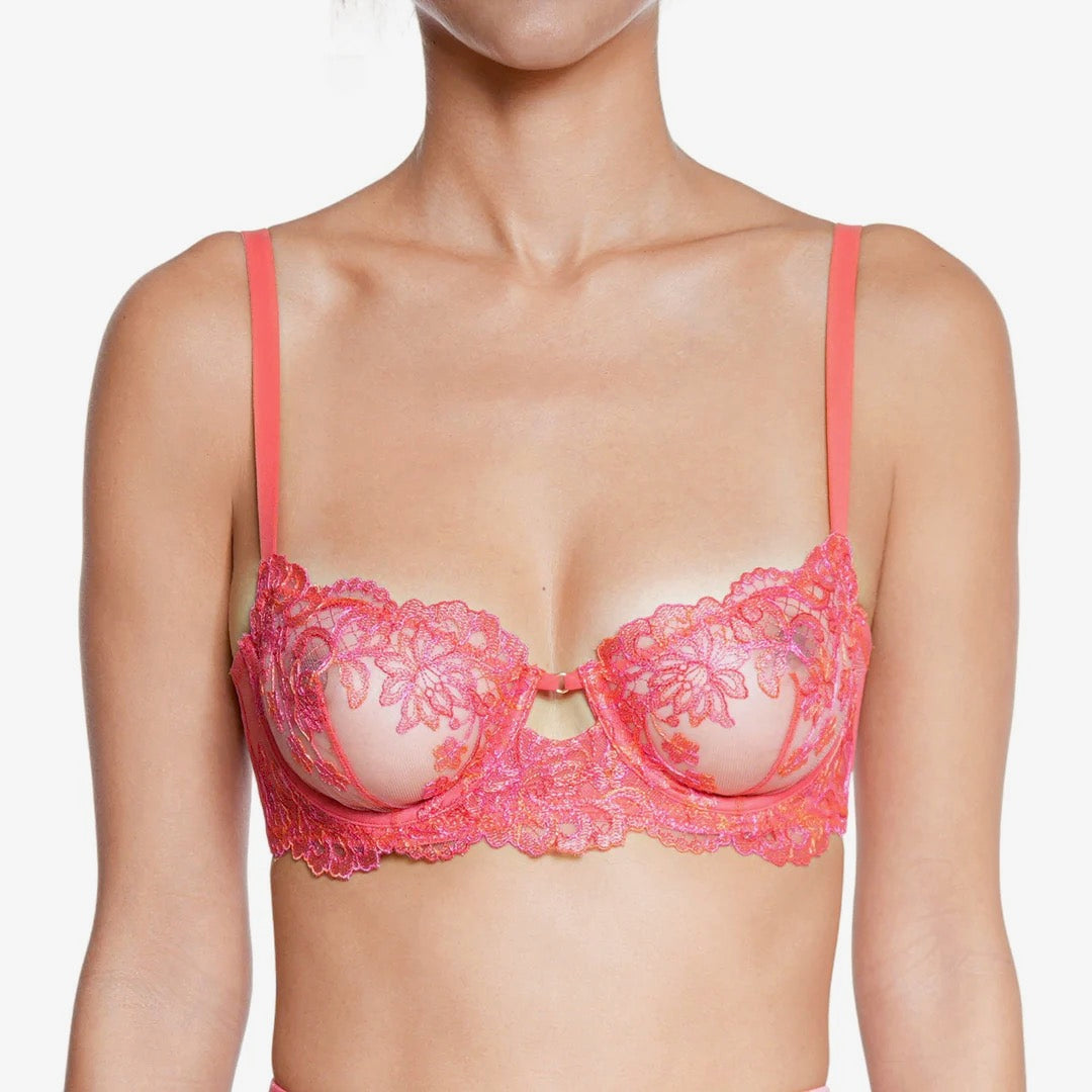 Huit Prestige Bonbon Rose Balconette Bra
