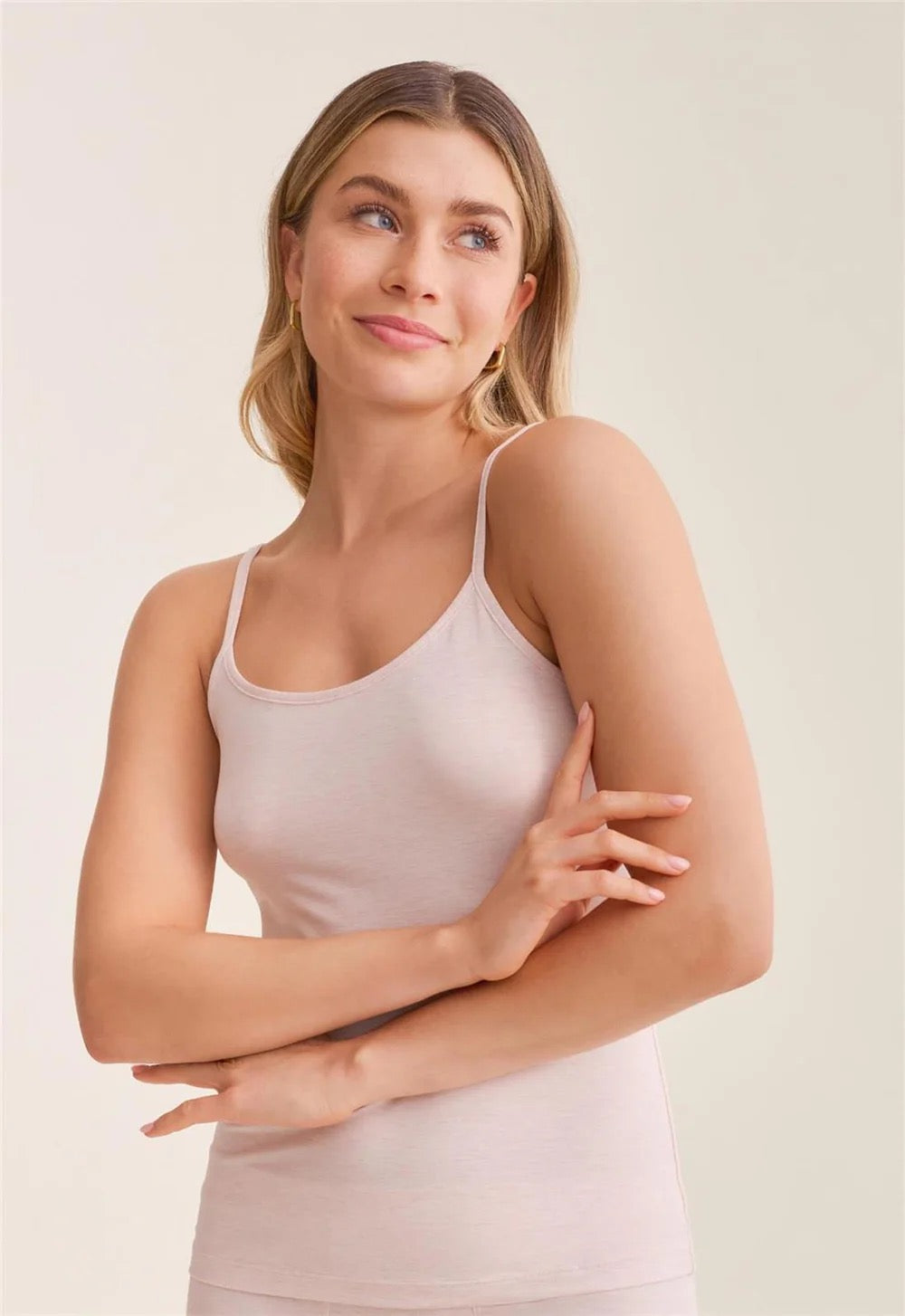 Fleurt Spaghetti Strap Camisole - Strawberry Whip