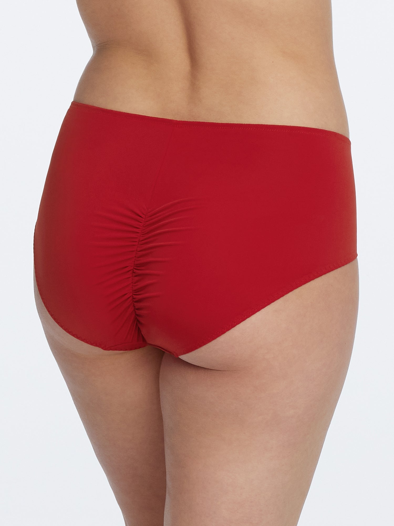 Skarlett Blue Entice Front Lace Brief- Lipstick