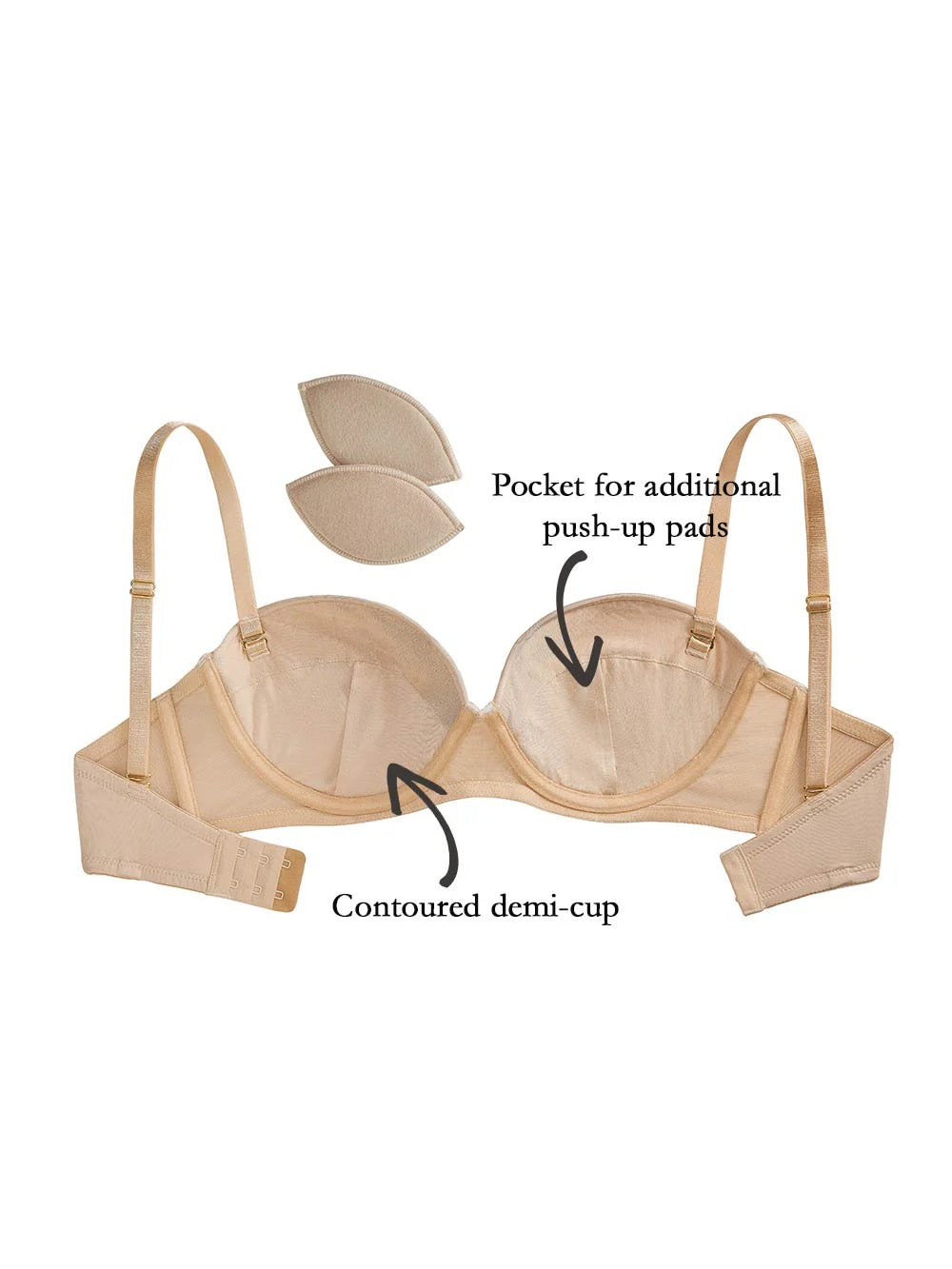The Little Bra Company Sascha Bra- Latte