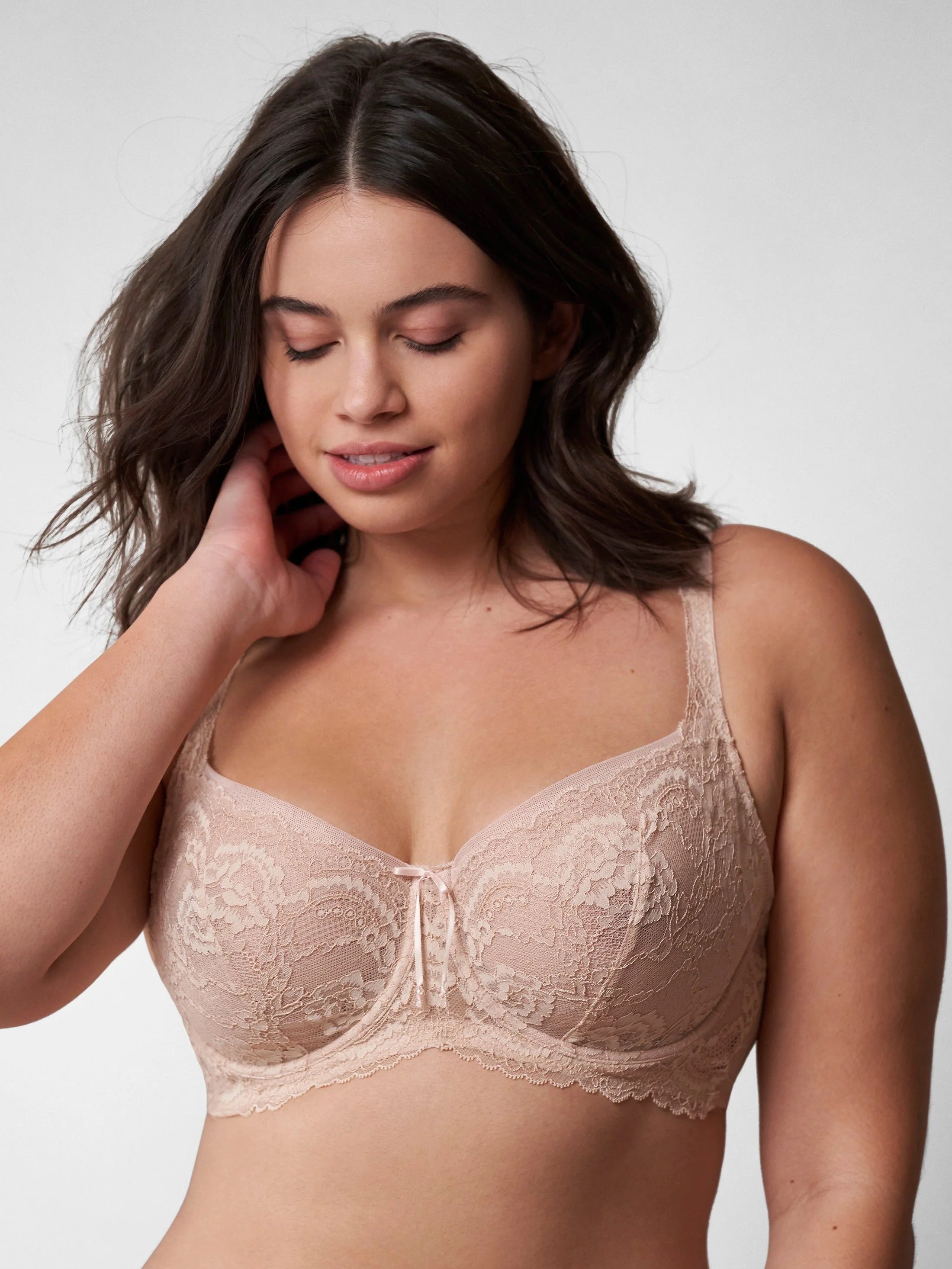 Skarlett Blue Minx Balconette Bra- Cashmere