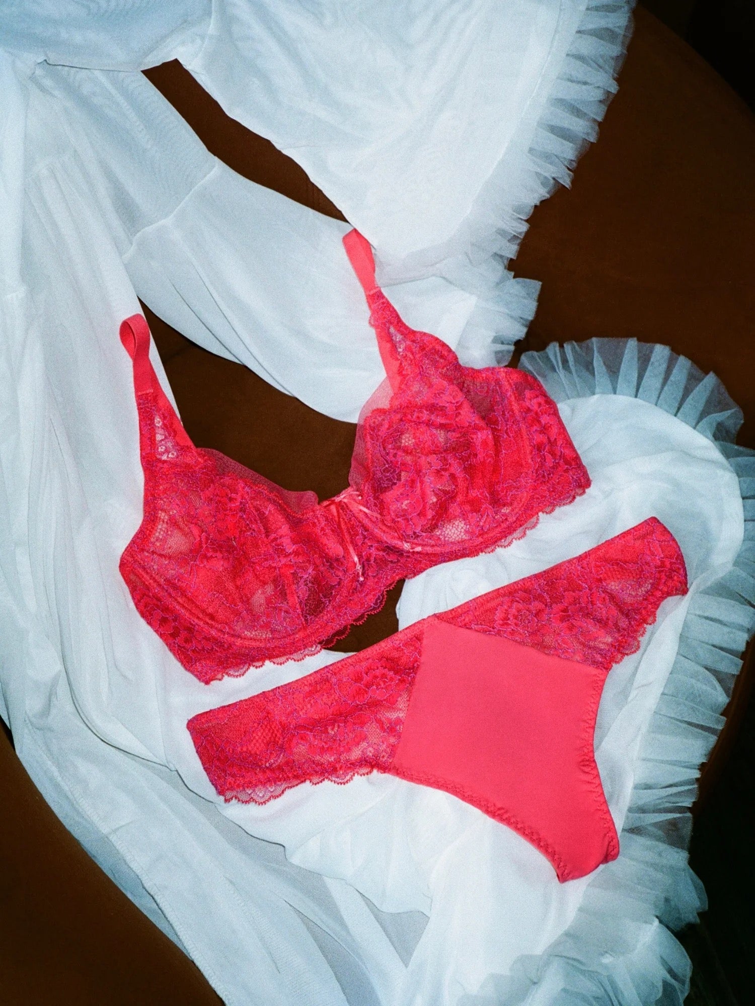 Skarlett Blue Minx Balconette Bra- Passion Fruit