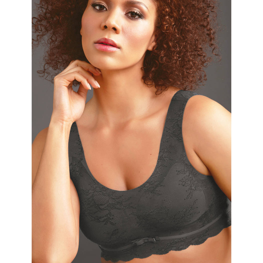 Anita Essentials Lace Bralette- Anthracite