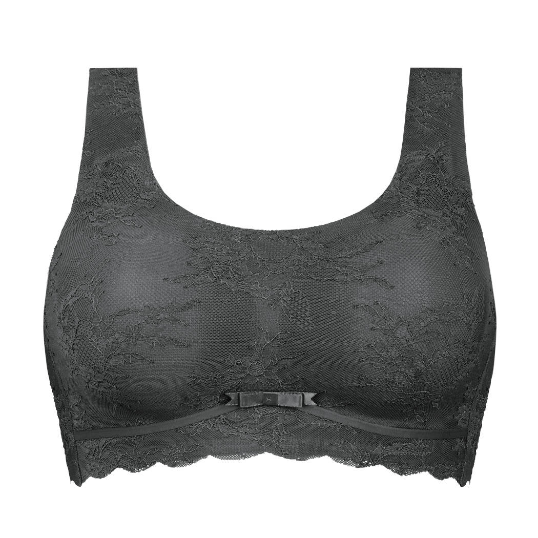 Anita Essentials Lace Bralette- Anthracite