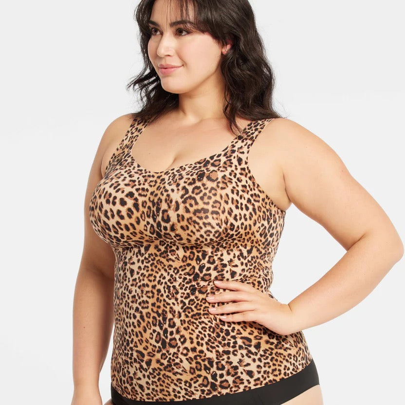 Evelyn and Bobbie Defy Bra Tank -Leopard