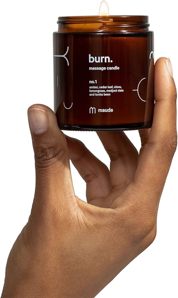 Maude Burn Massage Oil Candle- Scent #1