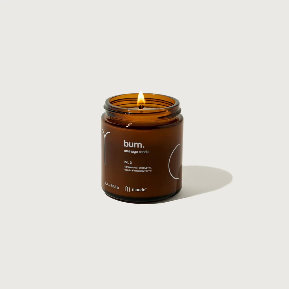Maude Burn Massage Oil Candle- Scent #3