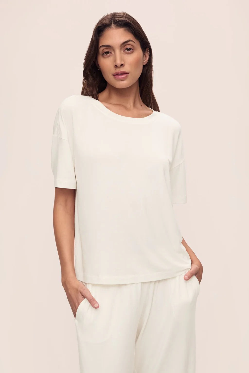 Eberjey Gisele Everyday T-Shirt -Ivory