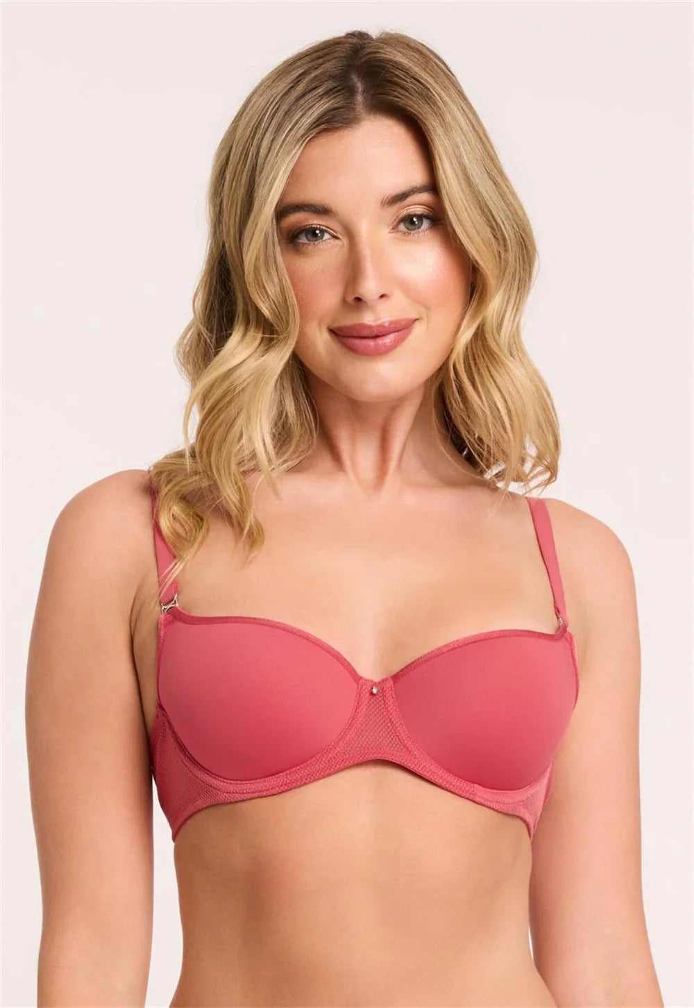 Montelle Spacer Balconette Bra- Spiced Coral