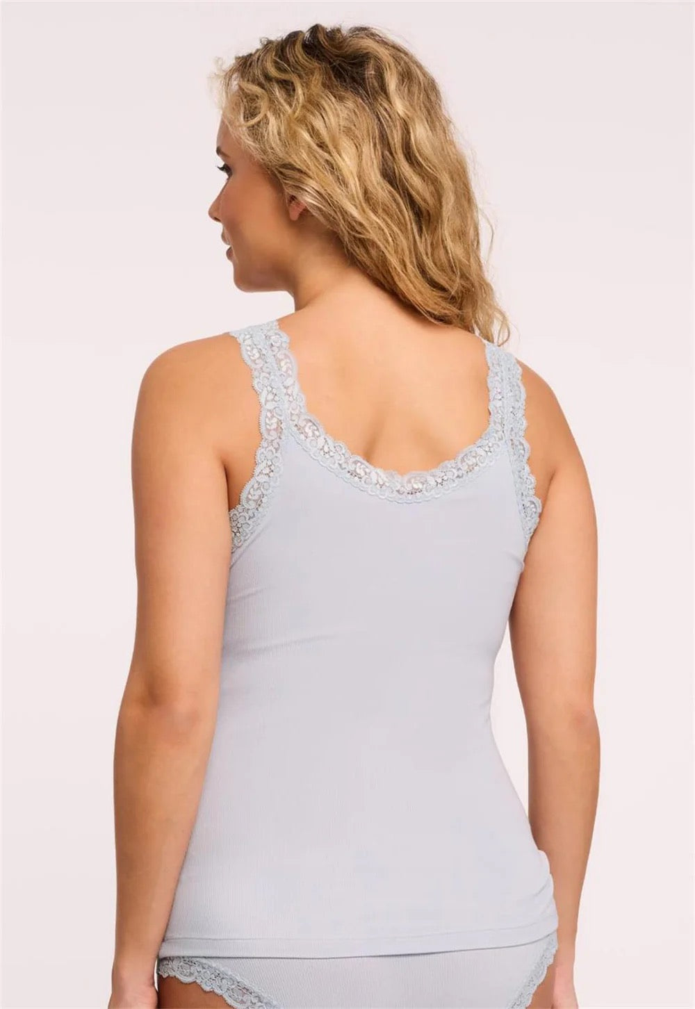 Fleurt Iconic Cami 610- Silver Lake Rib