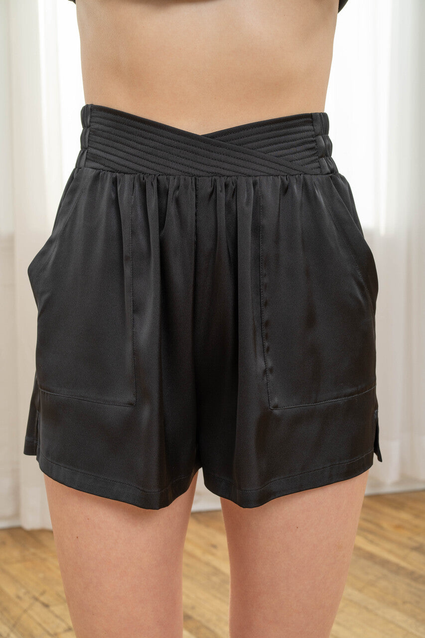 Samantha Chang Hollywood Boxing Shorts - Black