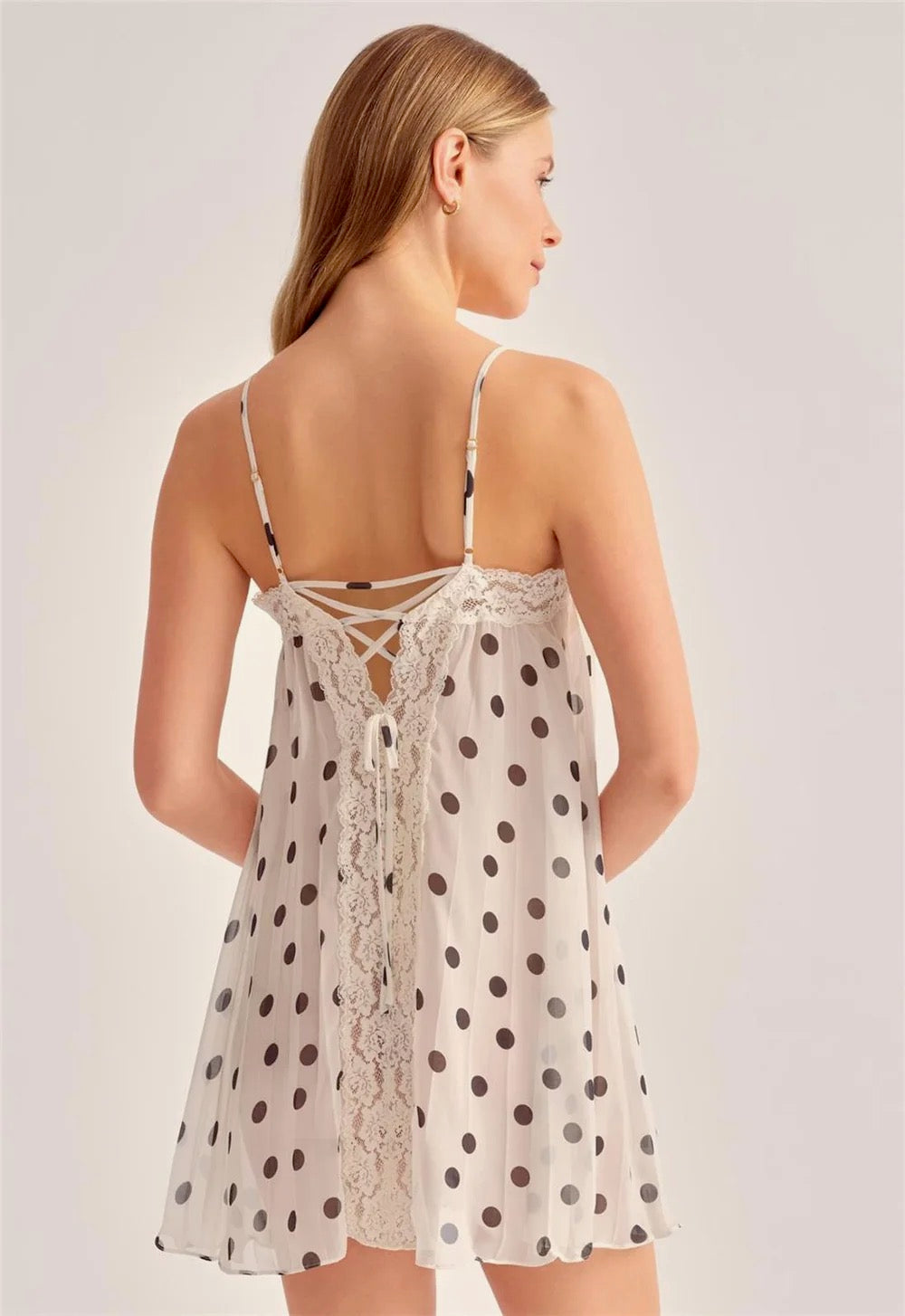 Rya Collection Or Chemise - Polka Dot