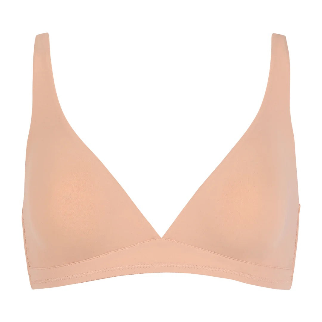 Huit Organic Cotton Bralette - Blush