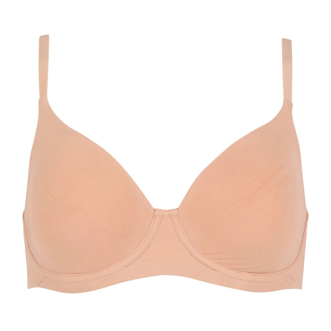Huit Organic Cotton Underwire Bra- Blush