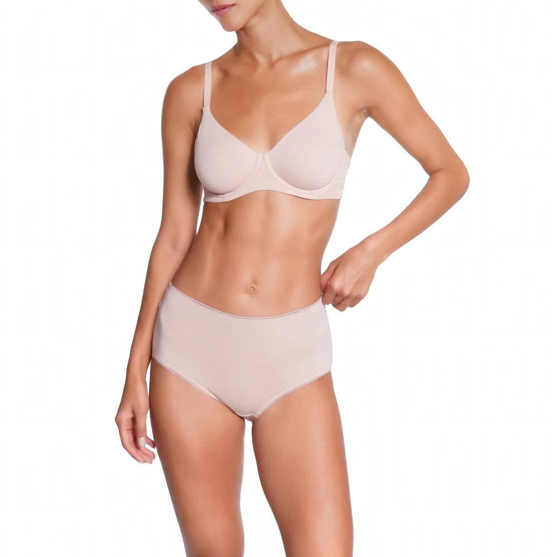 Huit Organic Cotton Underwire Bra- Blush