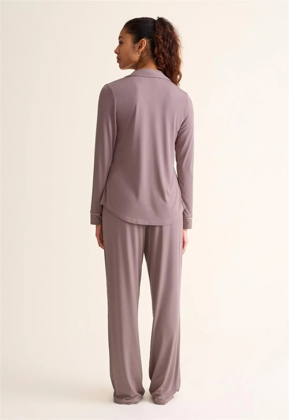 Fleurt Long Pj Set- Cappucino