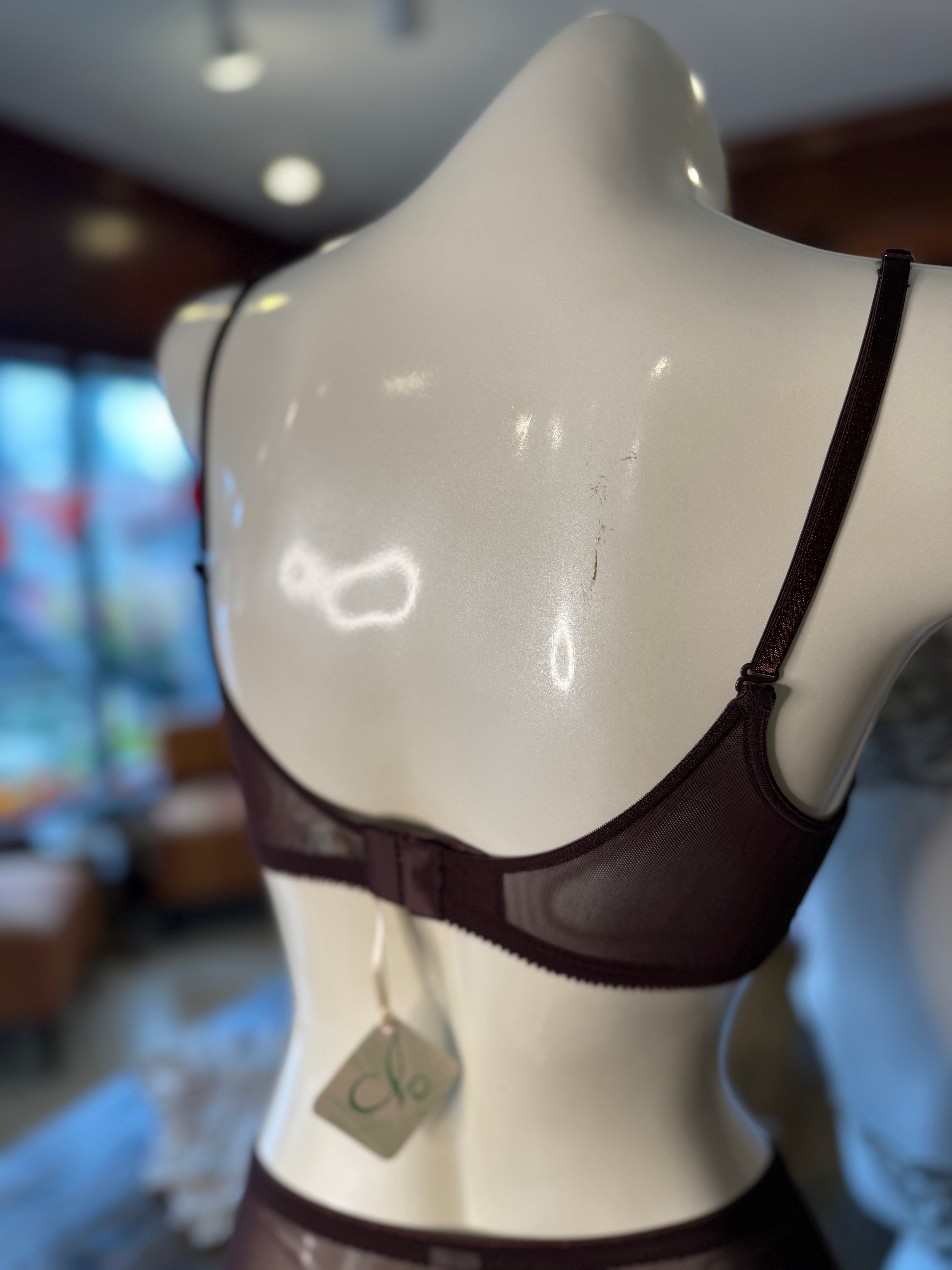 Clo Intimo Malla Shelf Underwire Bra - Chocolate