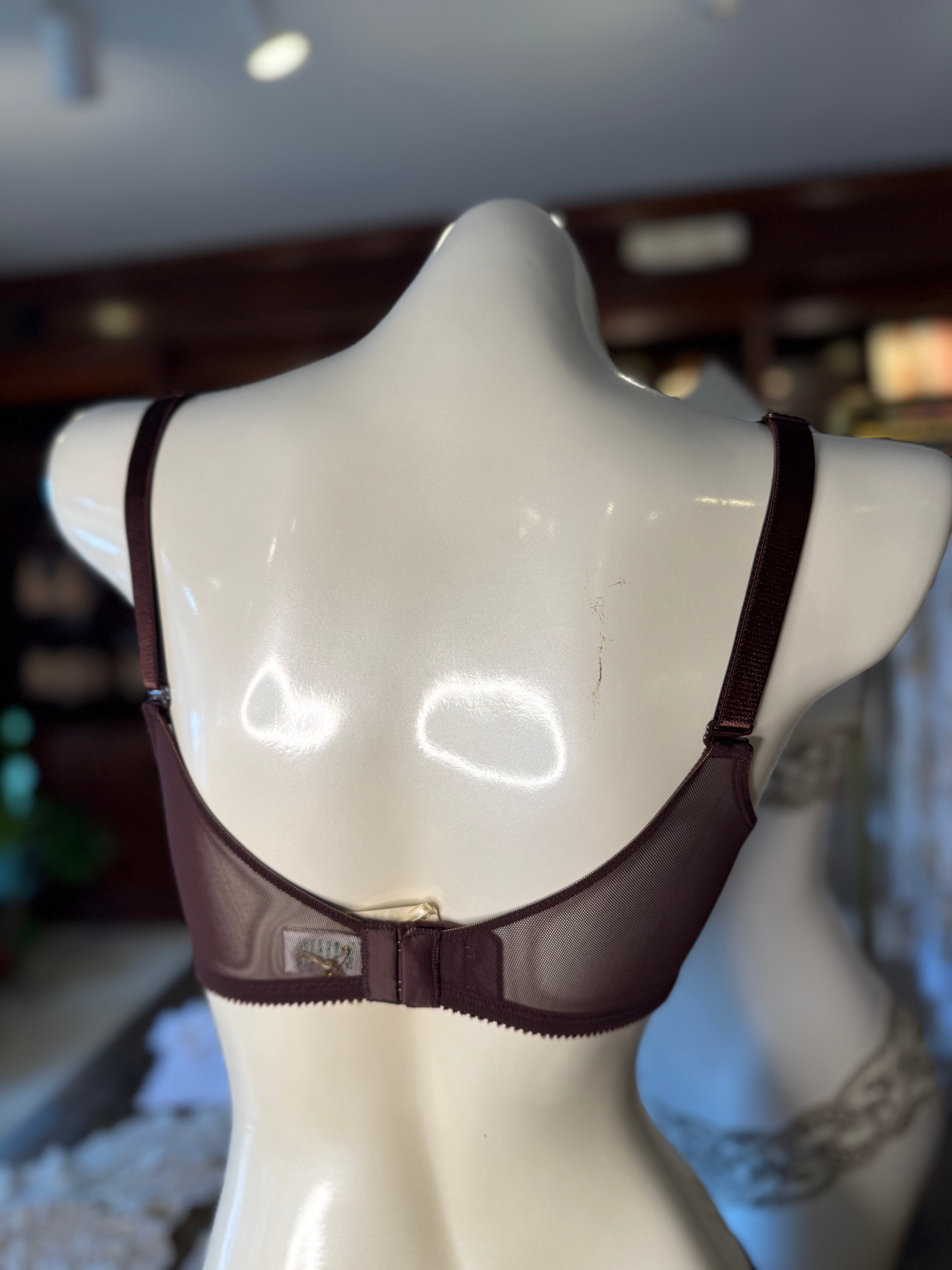 Clo Intimo Malla Shelf Underwire Bra -Curvas- Chocolate