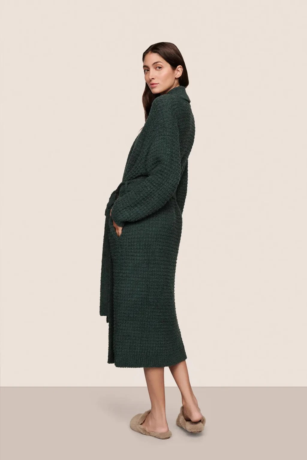 Eberjey Recycled Boucle Waffle Robe