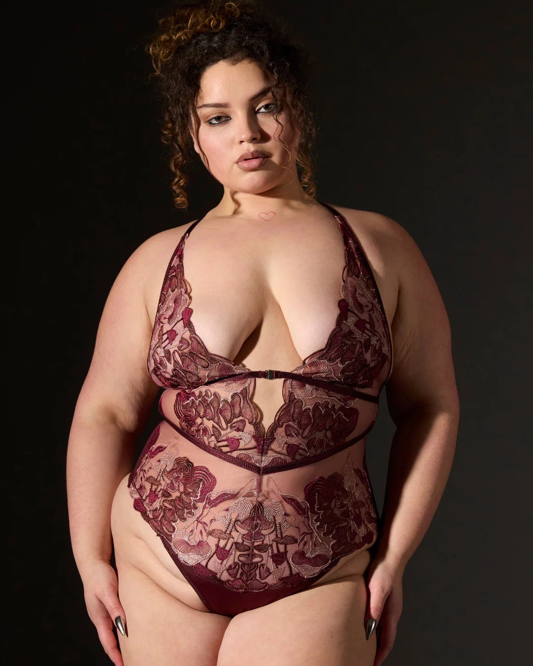 Thistle and Spire Chanterelle Bodysuit - Mauve