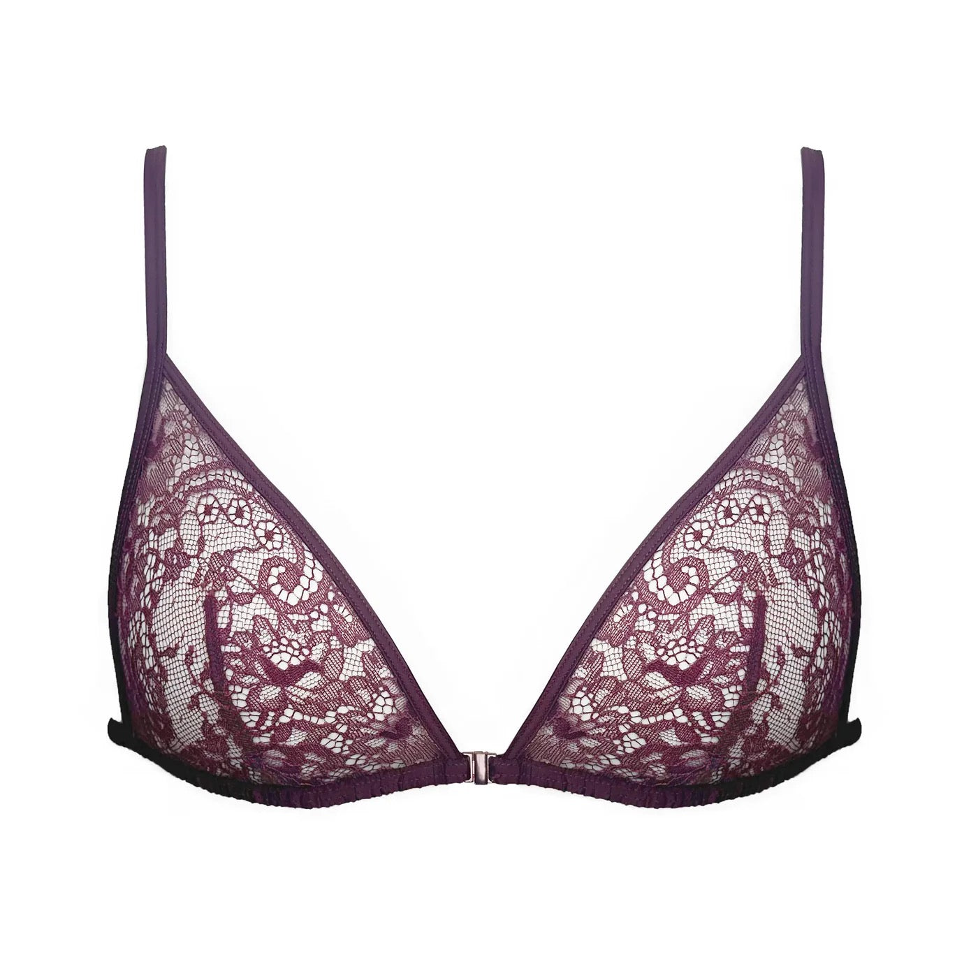 Monique Morin Moonstruck Triangle Bralette - Velvet