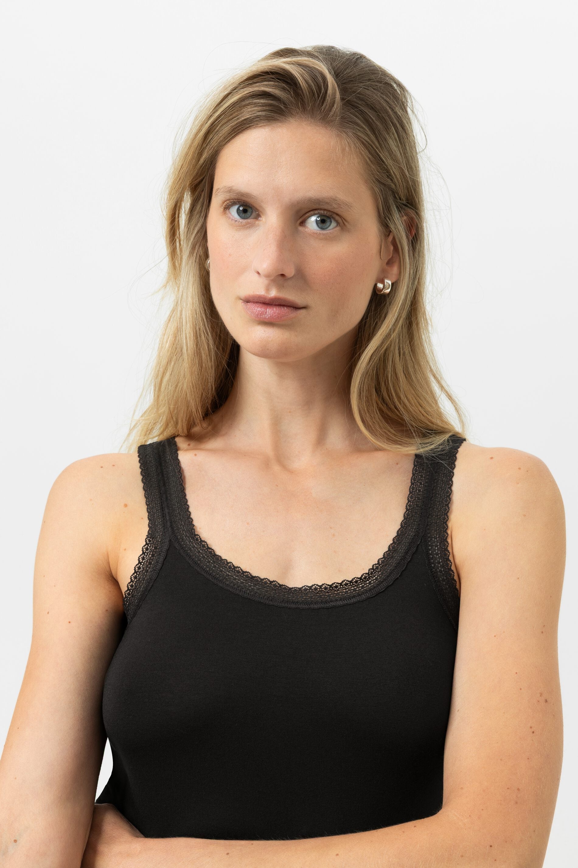 Mey Modal Lace Tank Top