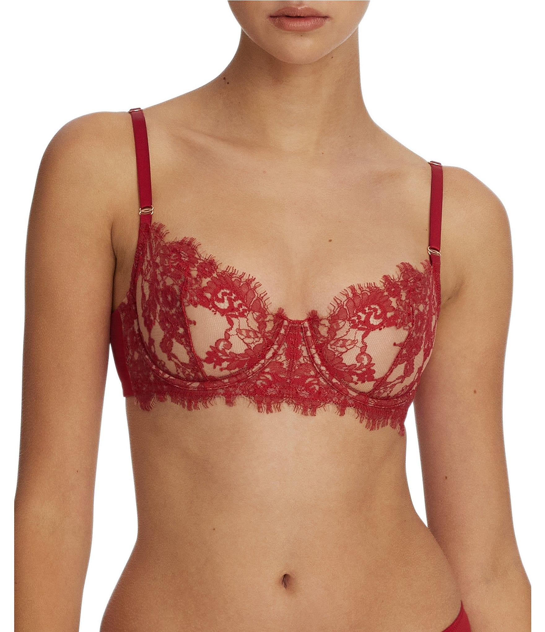 Skarlett Blue Entice Balconette Bra -Lipstick