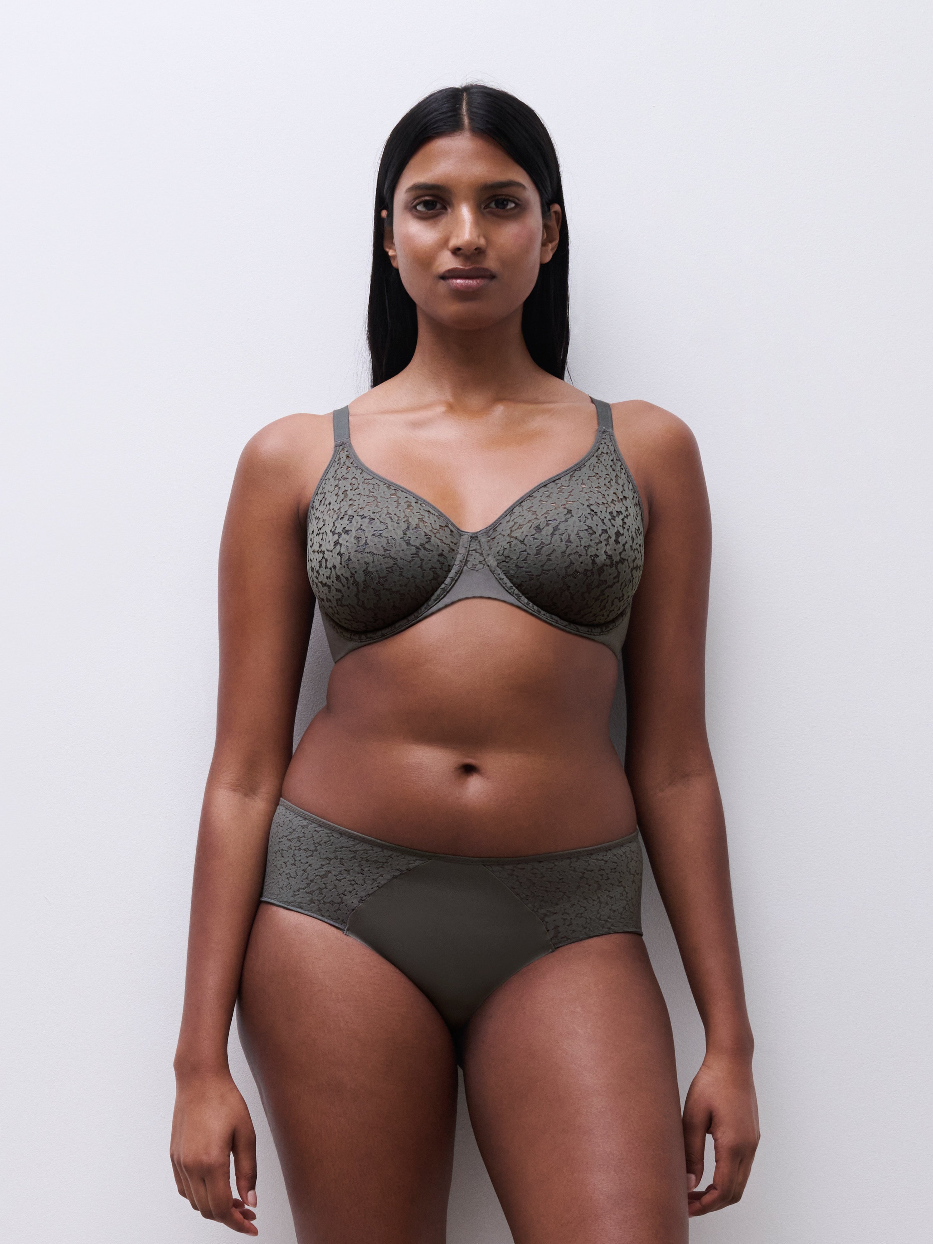 Chantelle Norah Comfort Bra - Dark Green
