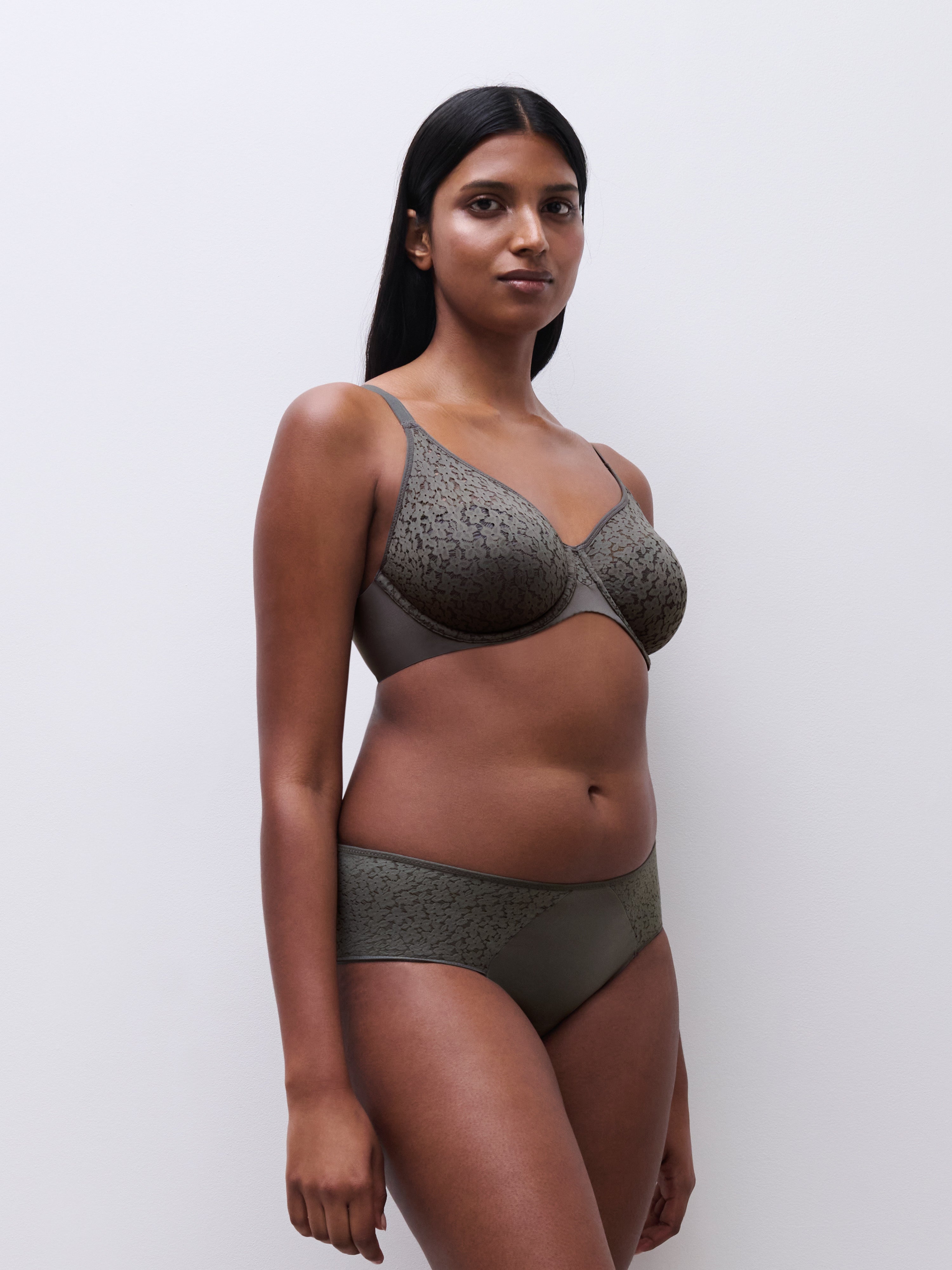 Chantelle Norah Comfort Bra - Dark Green