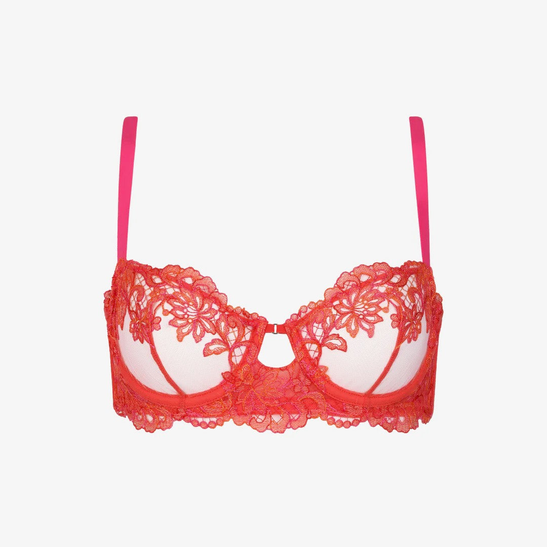 Huit Prestige Bonbon Rose Balconette Bra