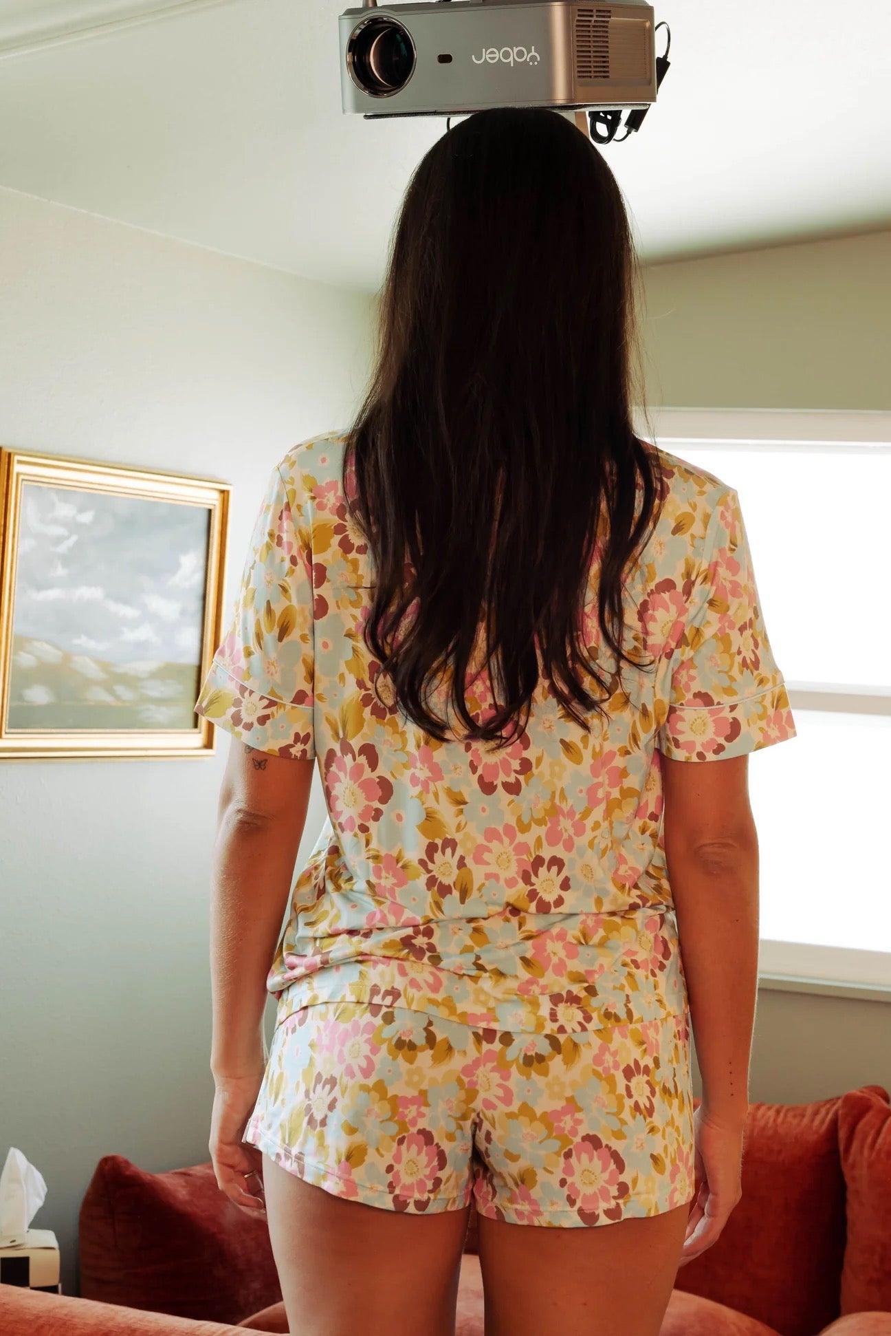 Kilo Brava Modal Short Pj Set - painted blooms