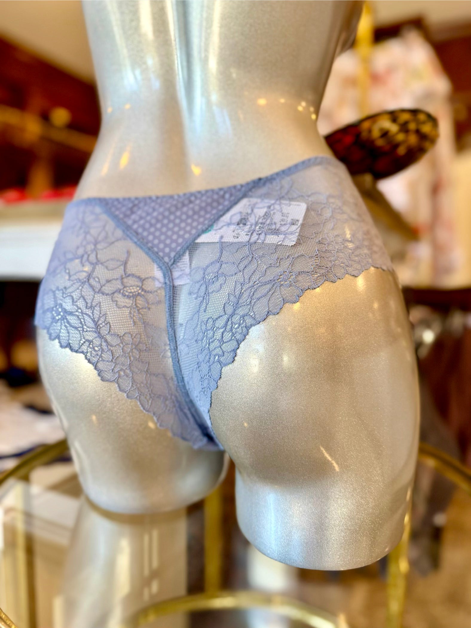 Anita Eloise Shorty - Medium Blue