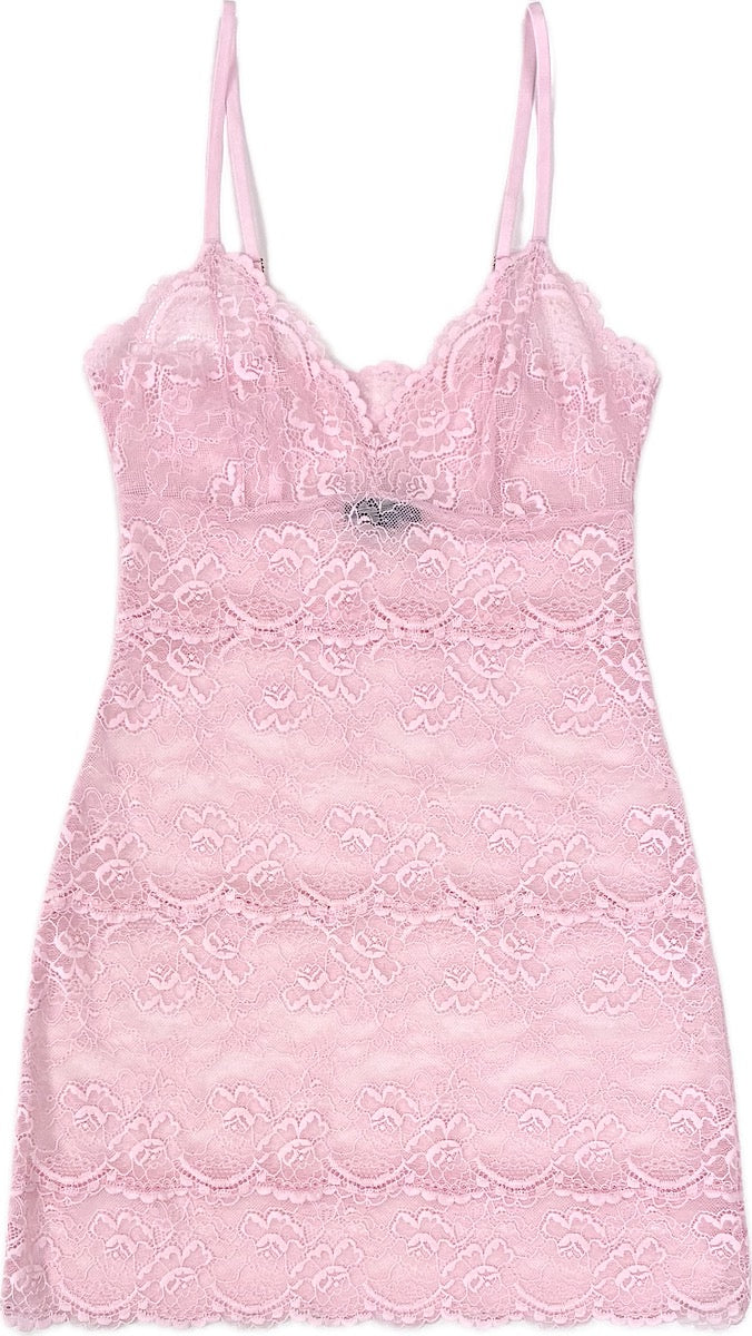 Samantha Chang All Lace Classic Slip - Magnolia