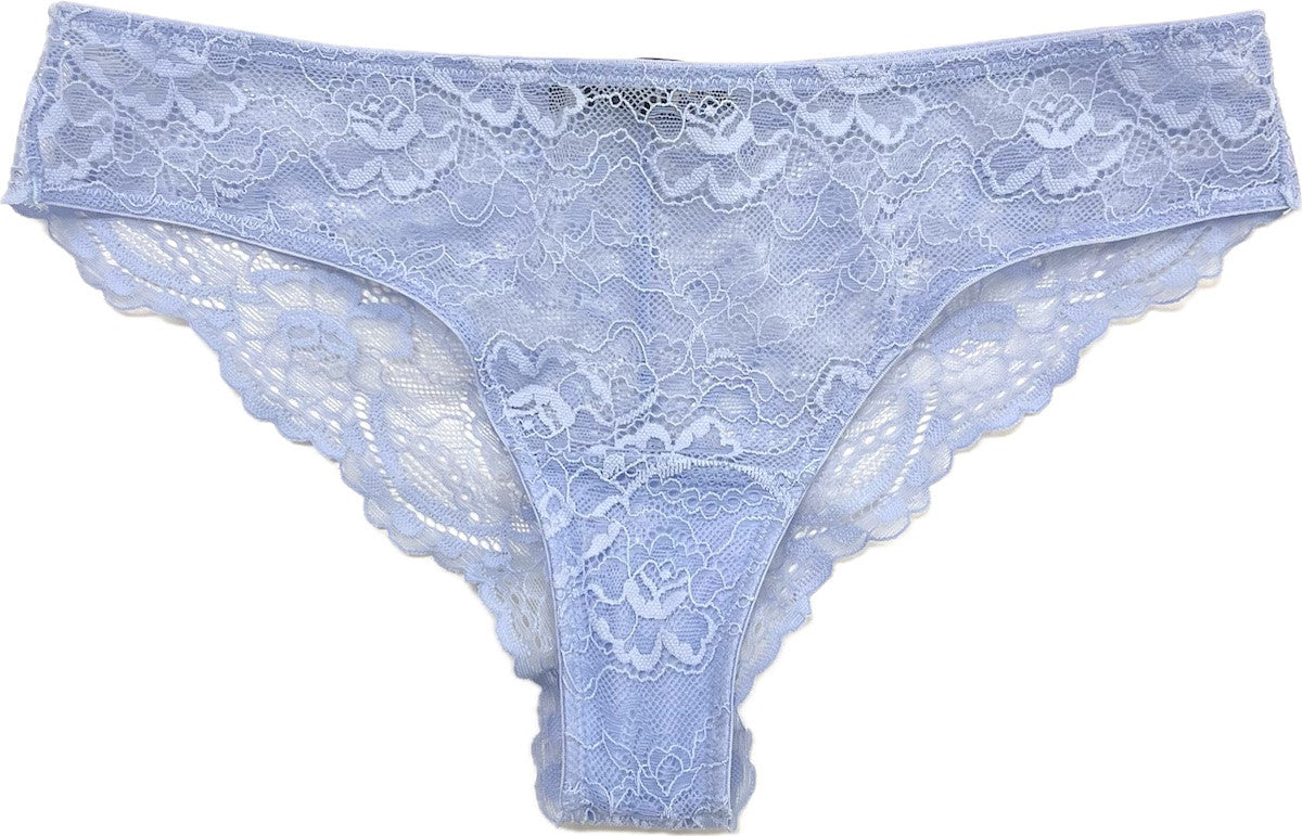 Samantha Chang All Lace Amour Brief - Serenity Blue