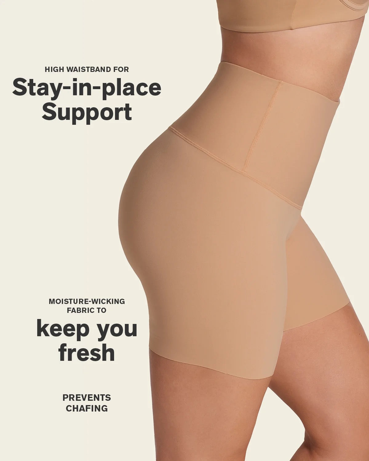 Leonisa PowerShorts High-waisted shaper slip short