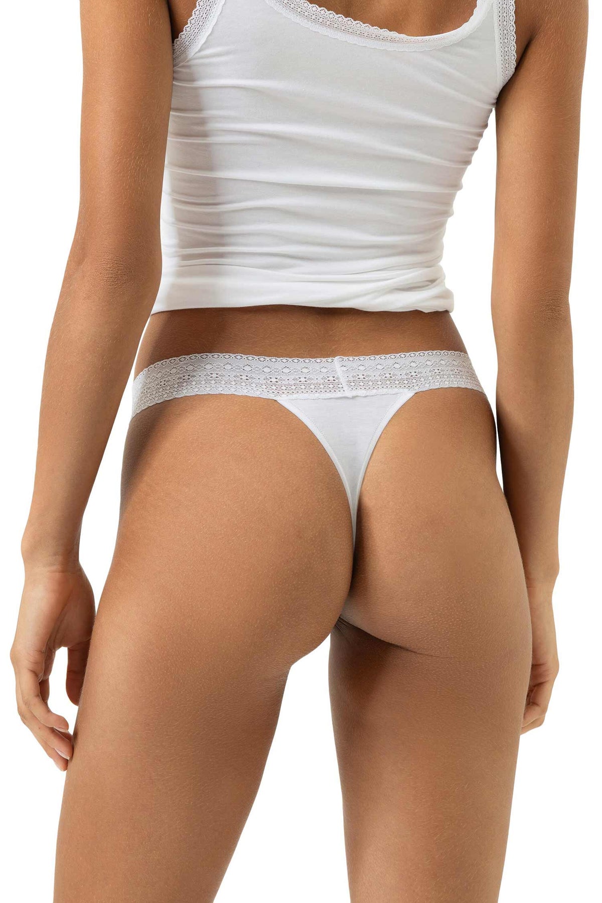 Mey Modal Lace Thong - 1120081