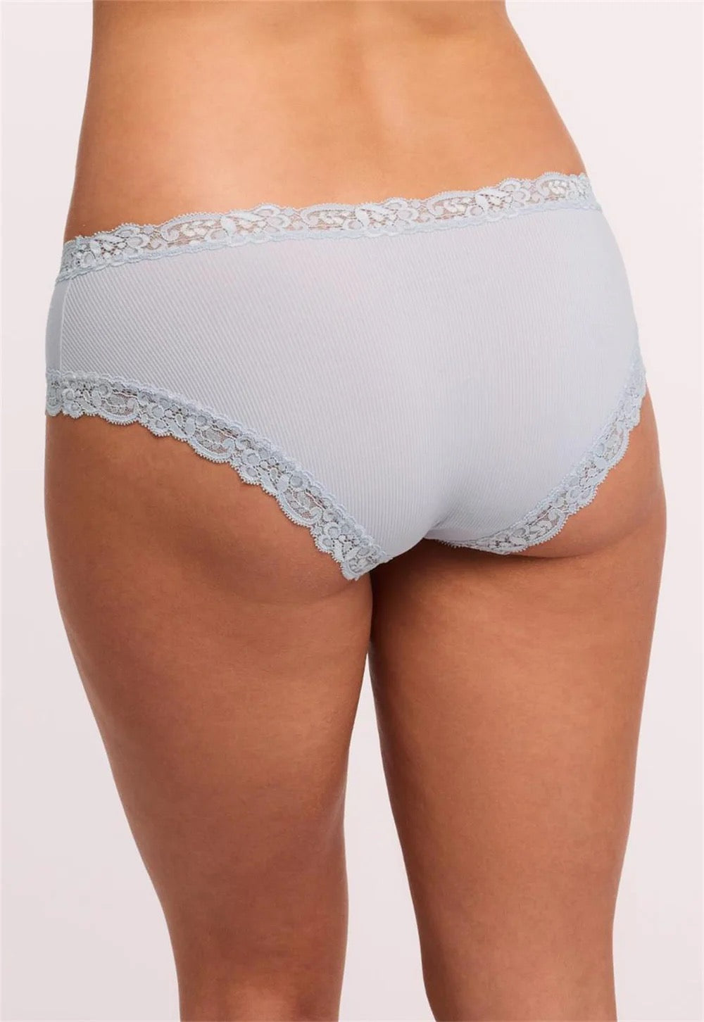 Fleurt Iconic Boyshort 600- Silver Lake Rib