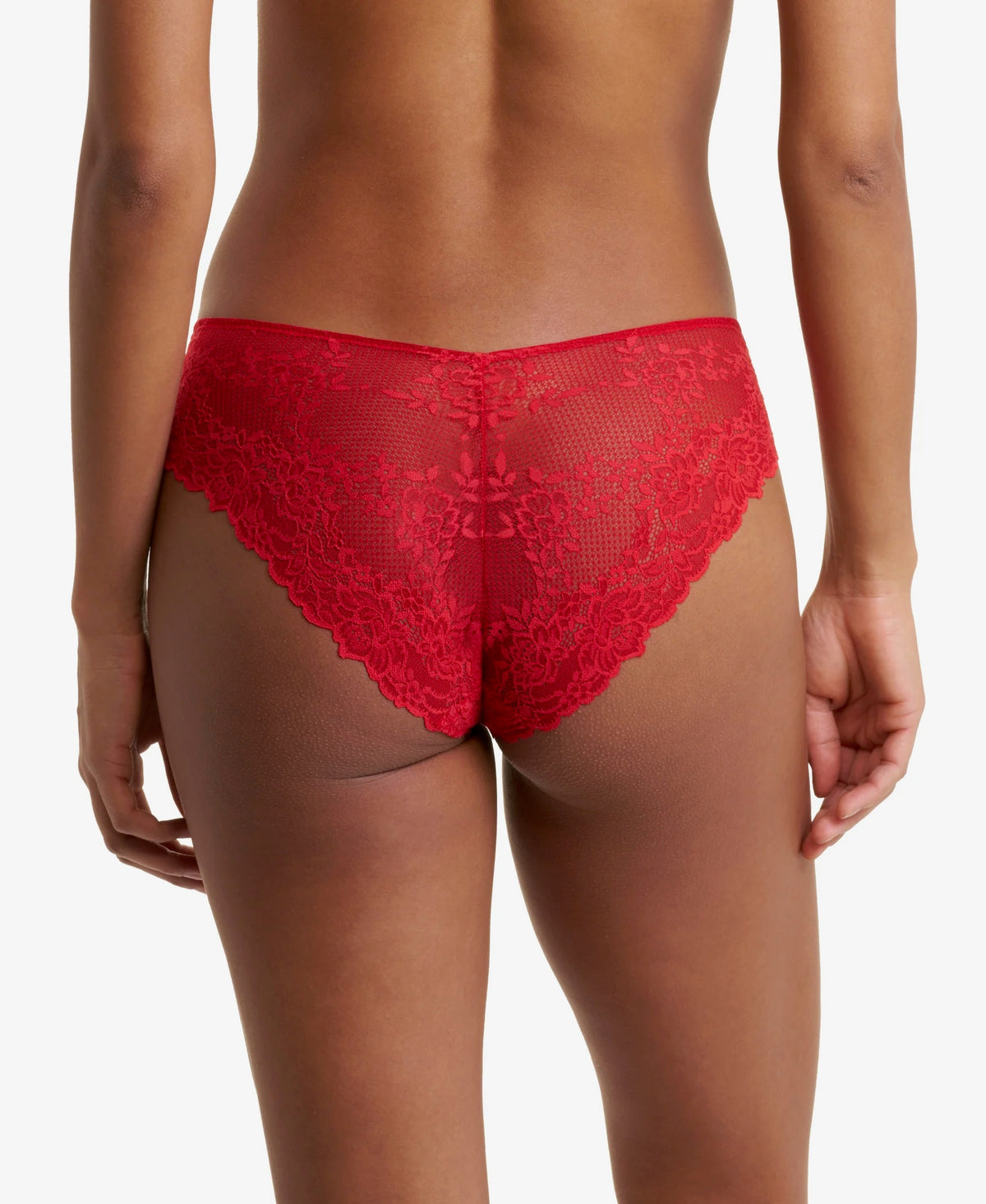 Natori Heavenly High Cut Bikini - Red
