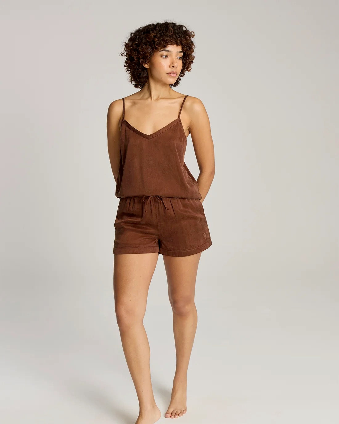 Nudea Eco-Lux Drawstring Boxer - Cocoa