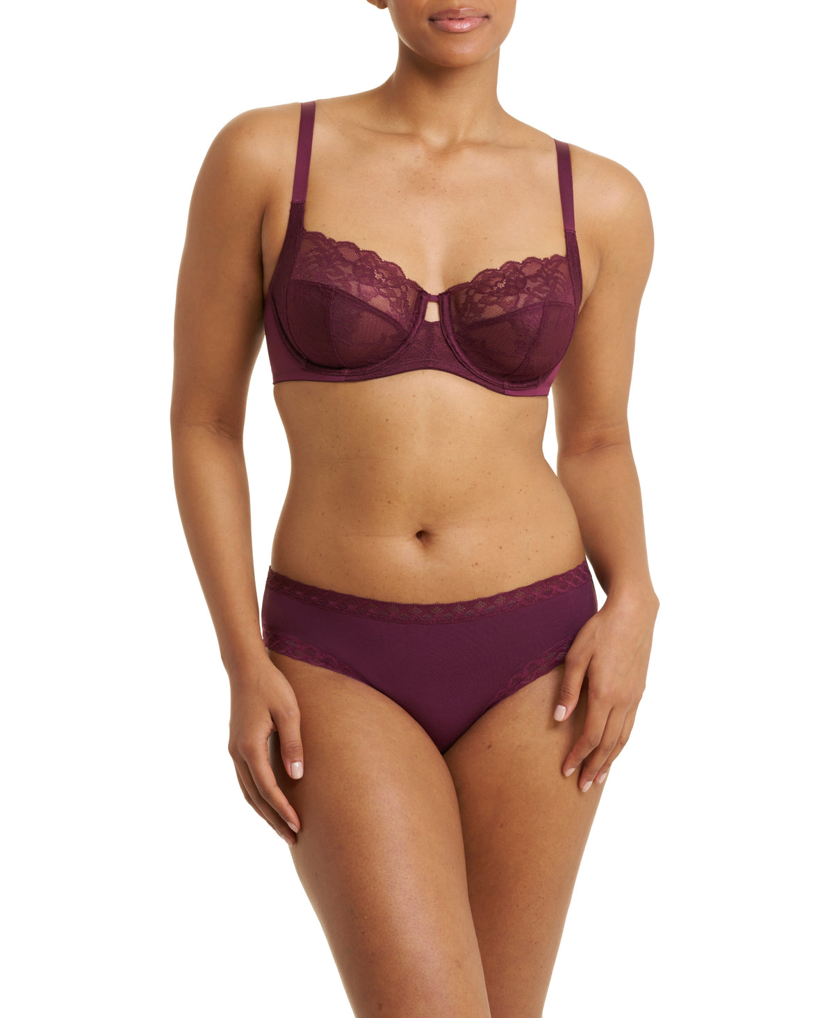Natori Statement Full Fit Bra - Black Raspberry