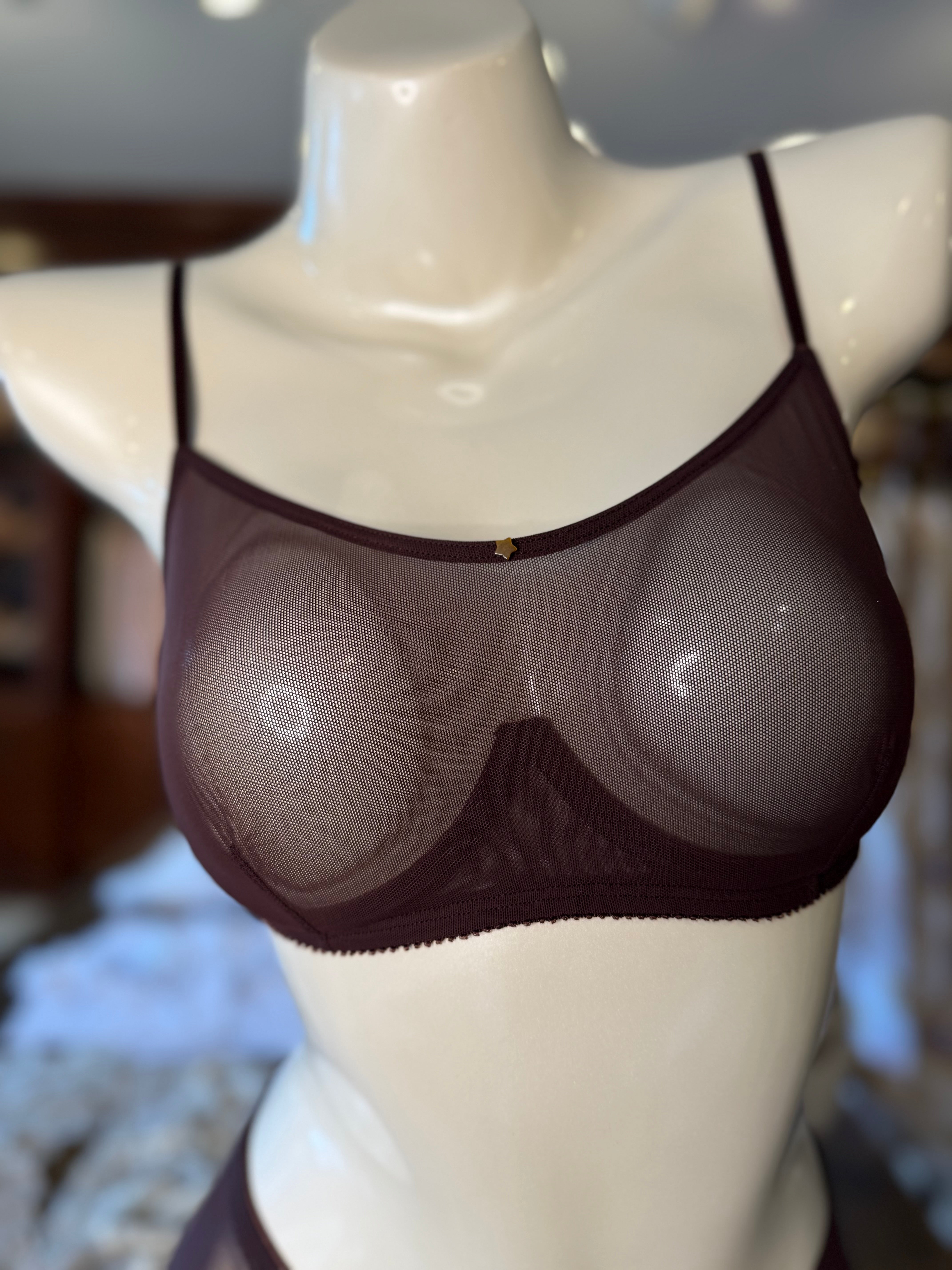 Clo Intimo Malla Shelf Underwire Bra - Chocolate