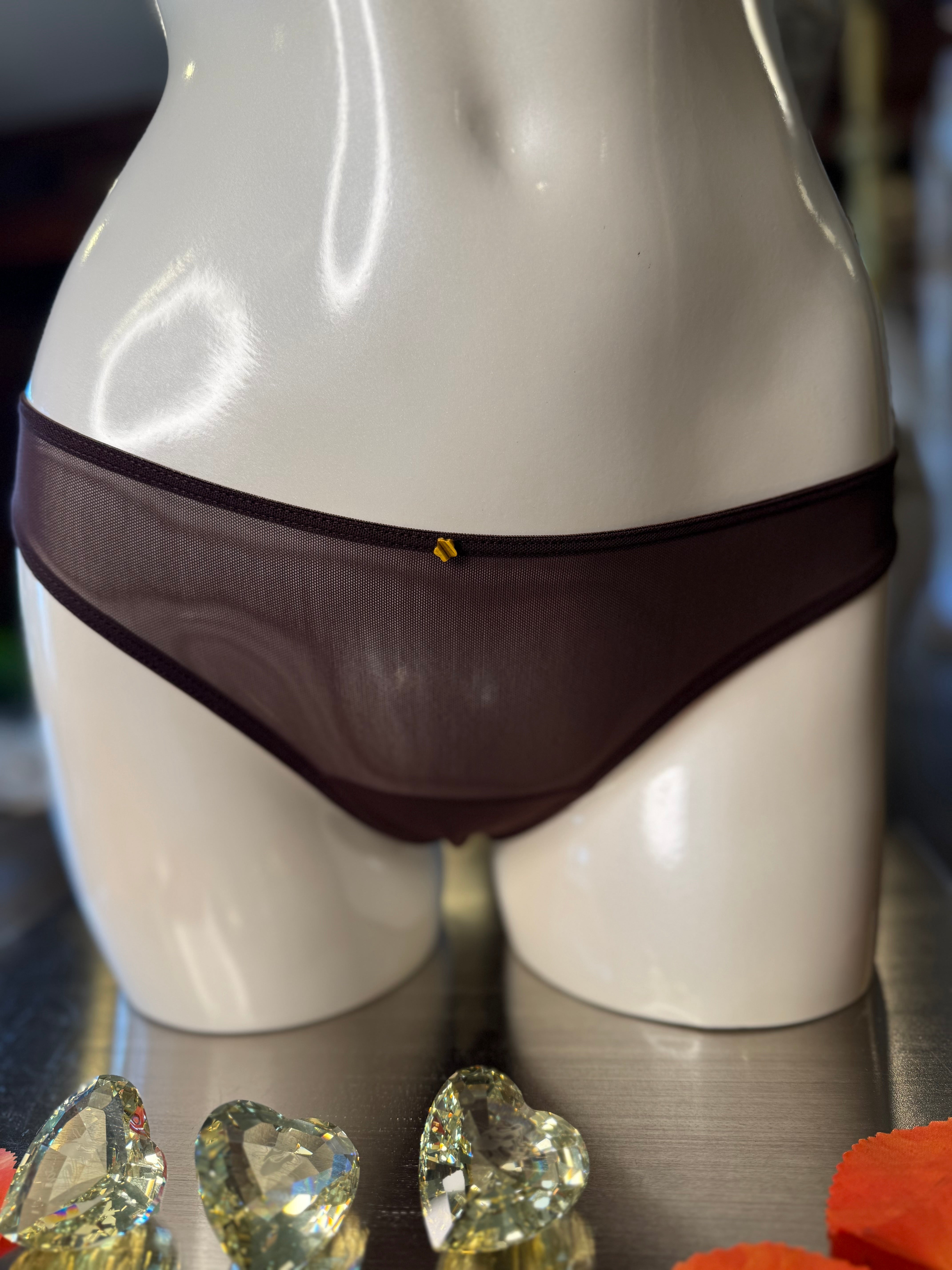 Clo Intimo Malla Brief - Chocolate