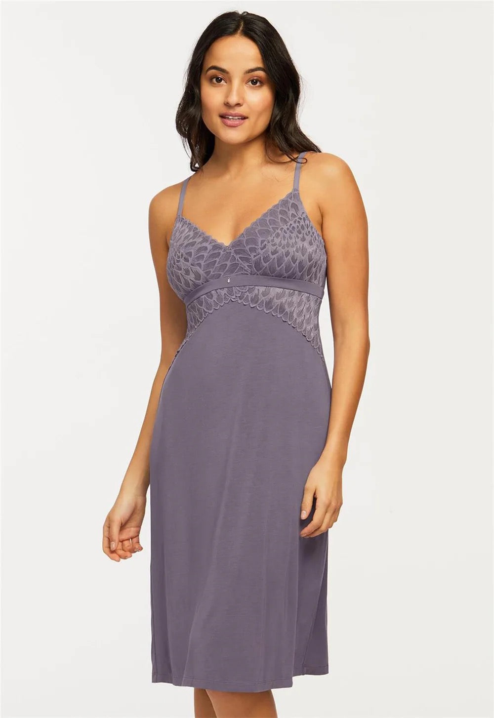 Montelle Modal Bust Support Midi Chemise