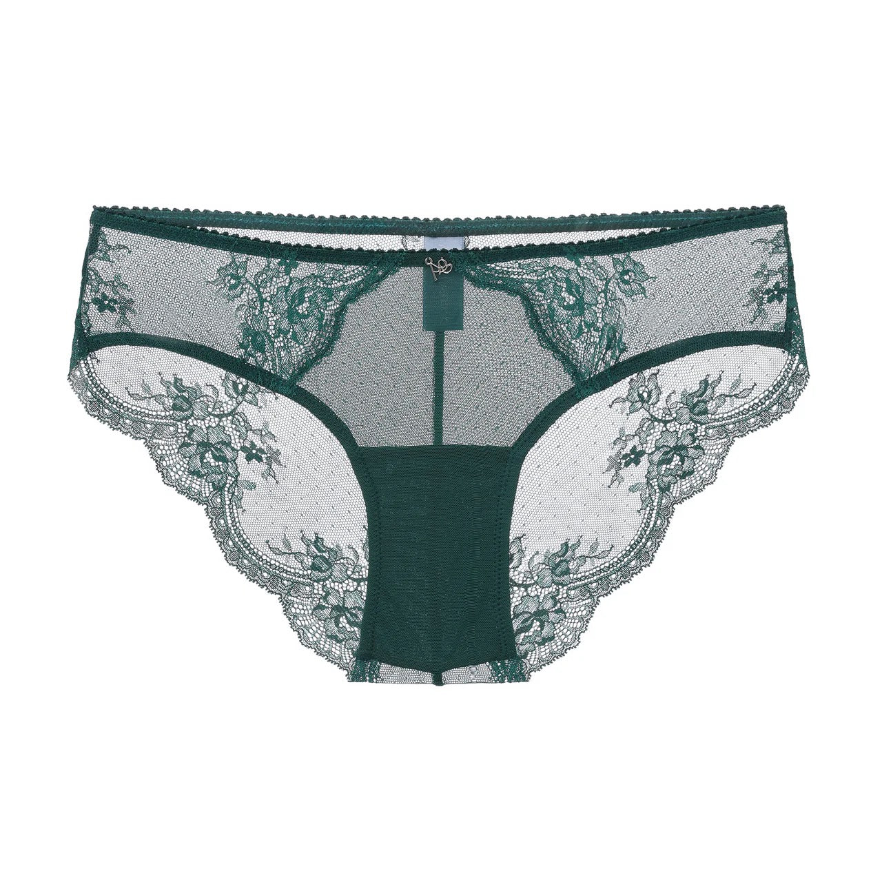 Amour d'Agnette Kim Stretch Lace Cheeky - Emerald