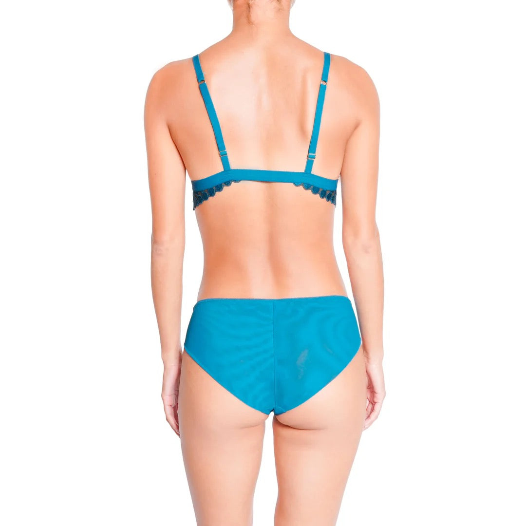 Huit Deco Dots Shorty - Turquoise