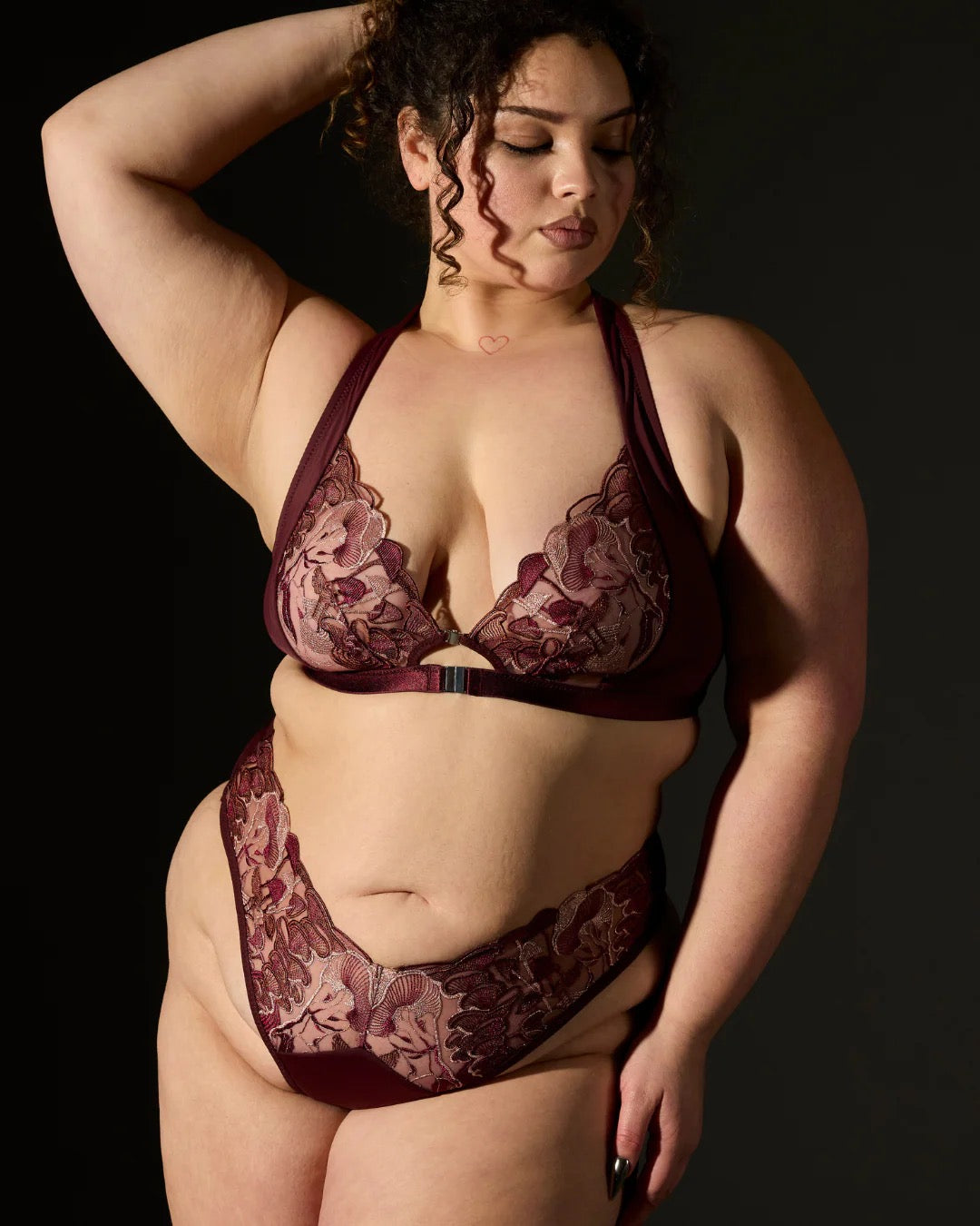 Thistle and Spire Chanterelle Bralette- Mauve