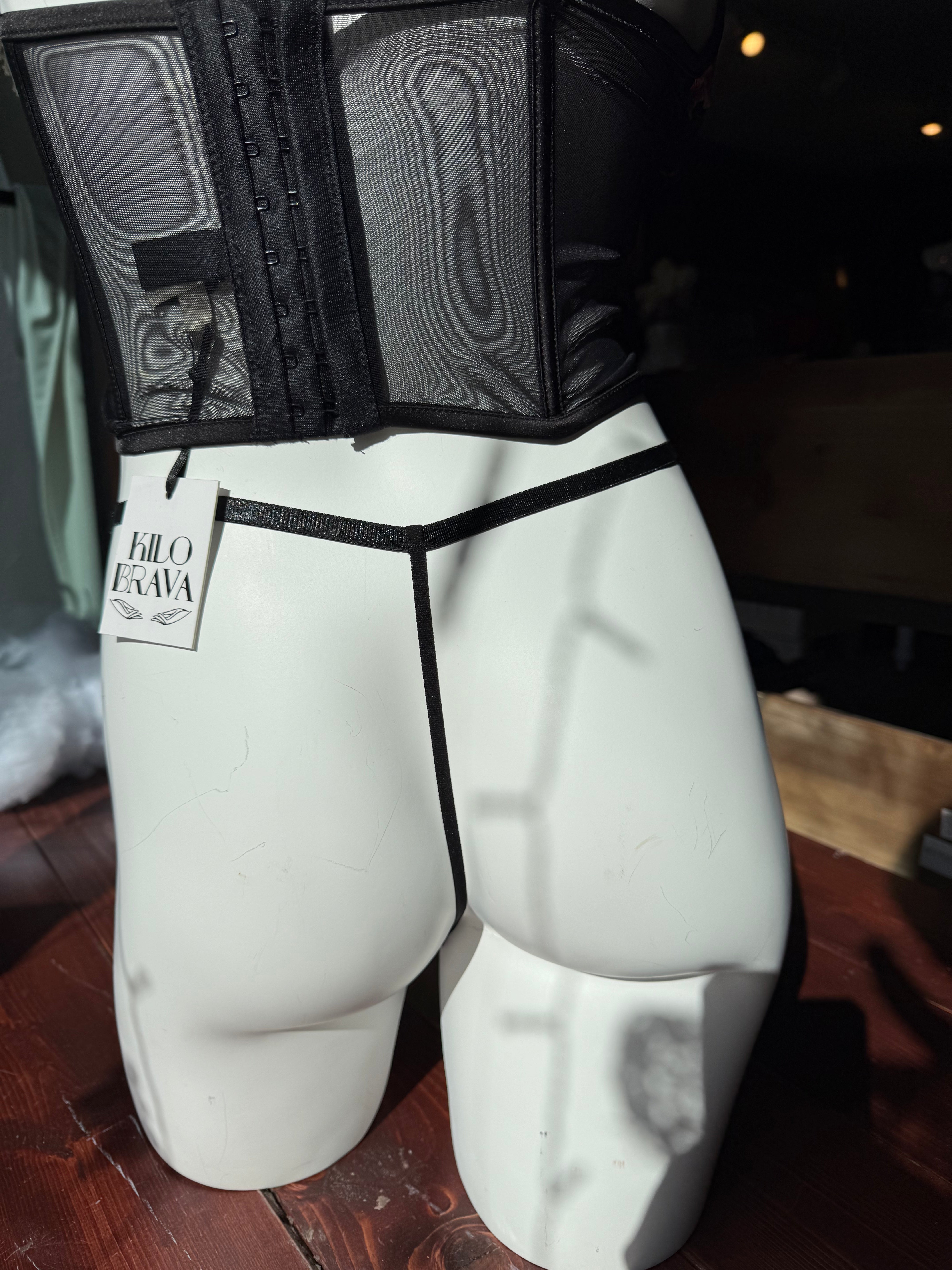 Kilo Brava Embroidered Floral G-String